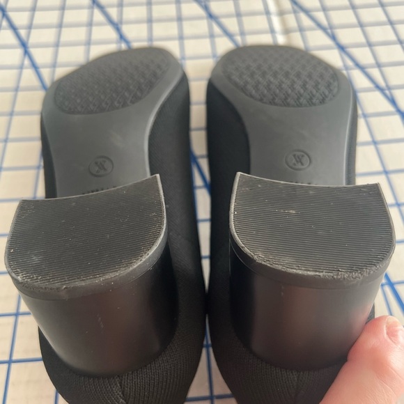 VIVAIA JULIE ROUND TOE CHUNKY HEEL COMFORT VERSATILE BLACK CREAM SZ 40 - Picture 7 of 10